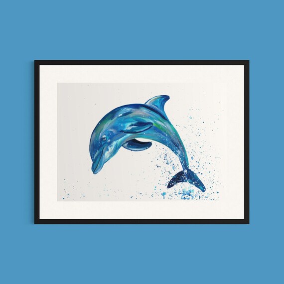 Dolphin Art Print ‘Izzy’