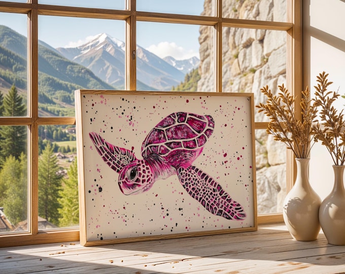 Sea Turtle Art Print