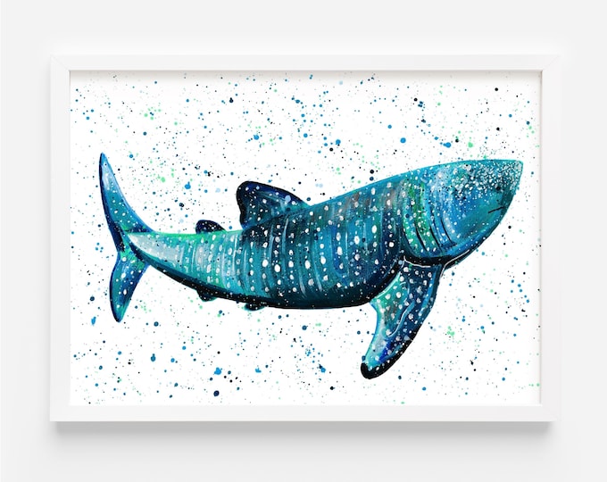 Whale Shark Original Painting, ‘Diego’