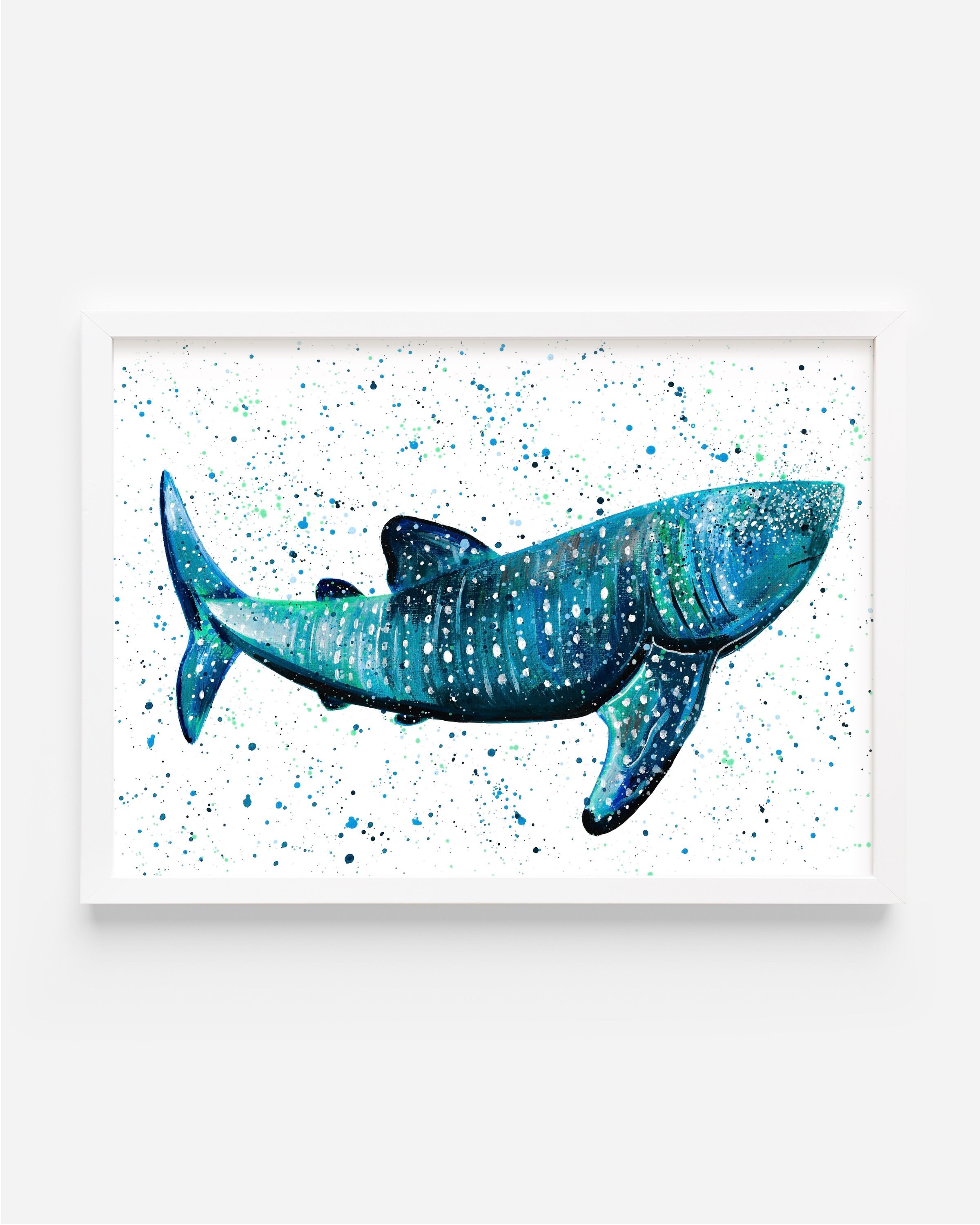 Diego Whale Shark Art An Original Whale Shark Acrylic Etsy UK