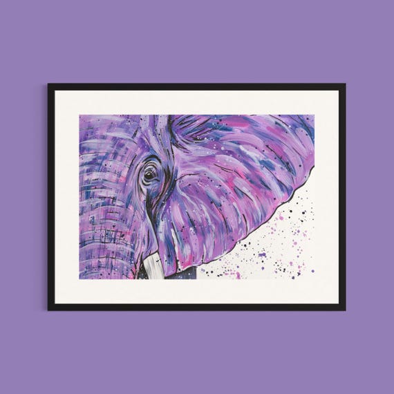 Elephant Art Print ‘Lilah’