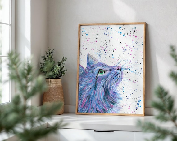 Cat Art Print ‘Delilah’