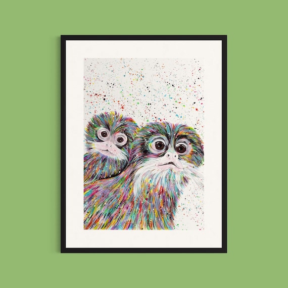 Tamarin Monkey Art Print