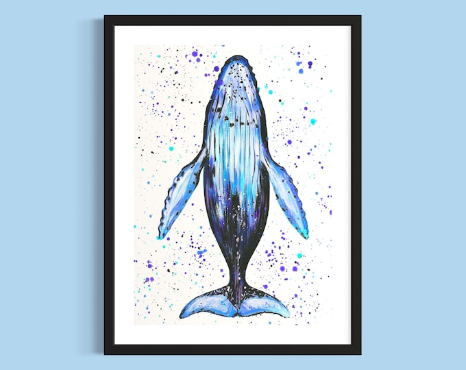 Humpback Whale Art Print ‘Lofty’