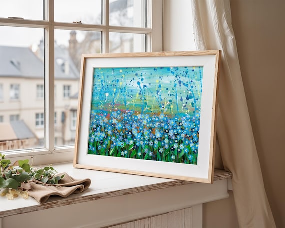 Forget Me Not Flowers Art Print