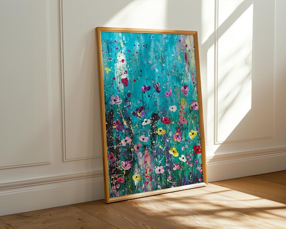 Californian Poppy Field Art Print