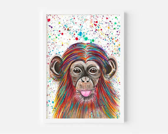 Original Cheeky Chimp Painting