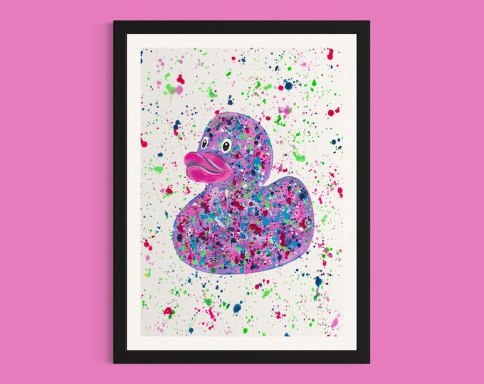 Rubber Duck Art Print
