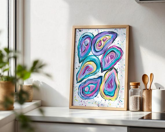 Oysters Art Print