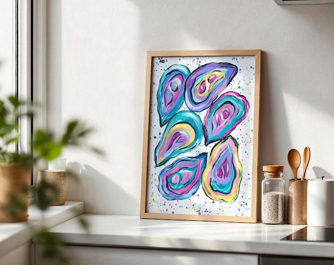 Oysters Art Print
