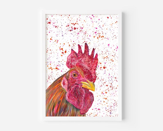 Original Cockerel Painting