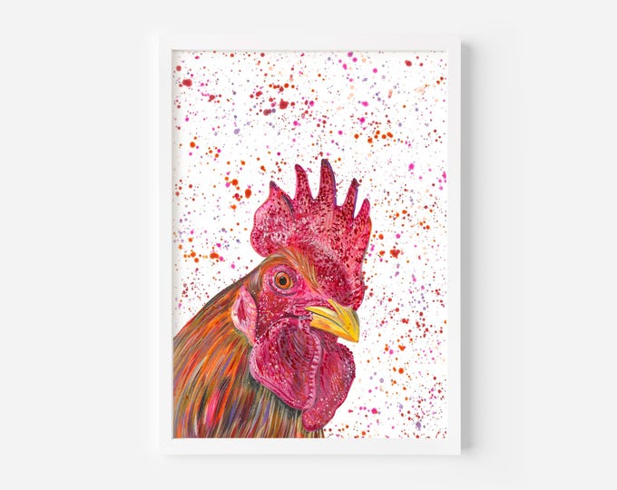 Original Cockerel Painting