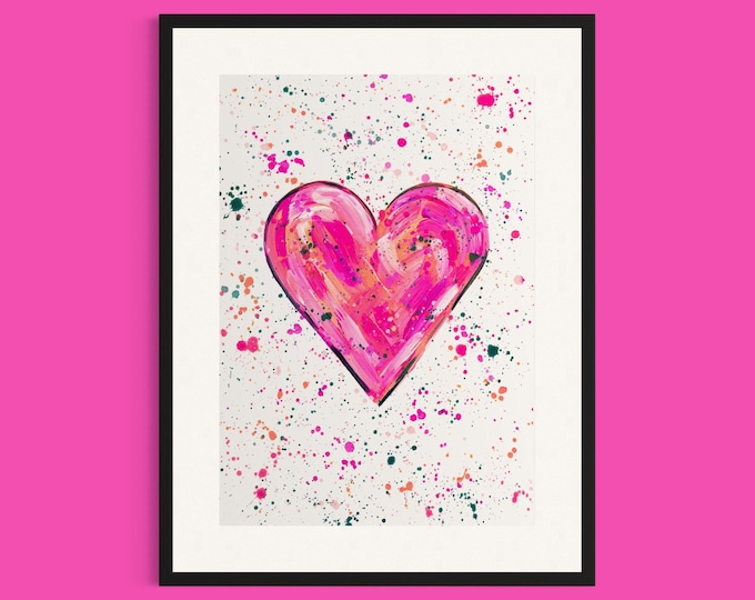 Loveheart Art Print
