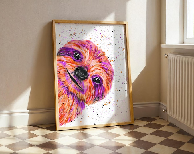 Sloth Art Print ‘Coco’