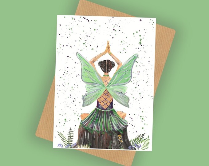 Yoga Fairy Card
