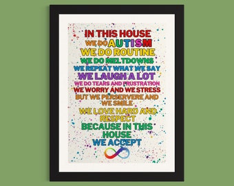Autism Wall Art Print