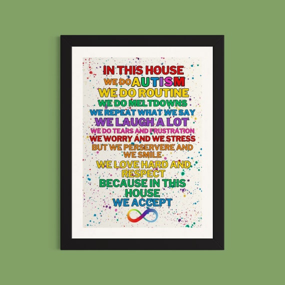 Autism Wall Art Print