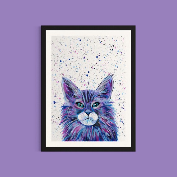 Cat Art Print ‘Luna’