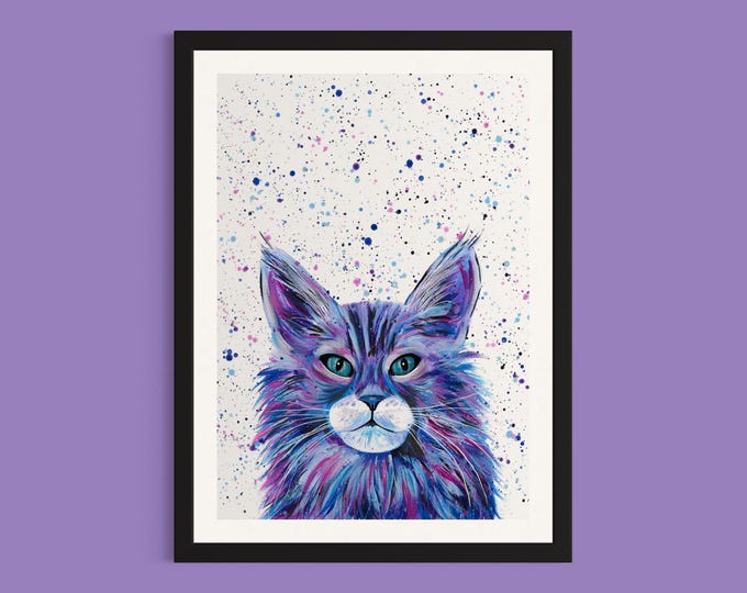 Cat Art Print ‘Luna’