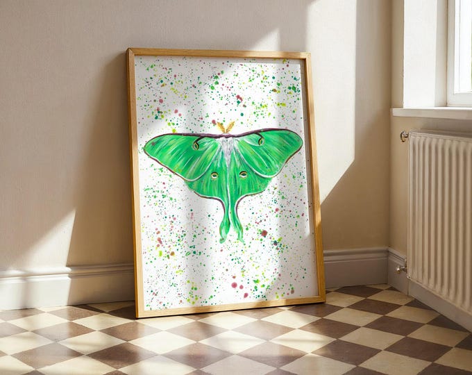 Luna Moth Art Print