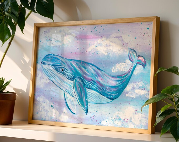 Humpback Whale Art Print