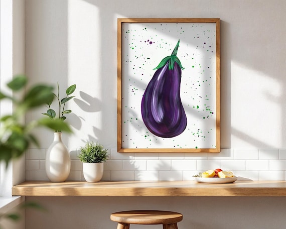 Aubergine Art Print