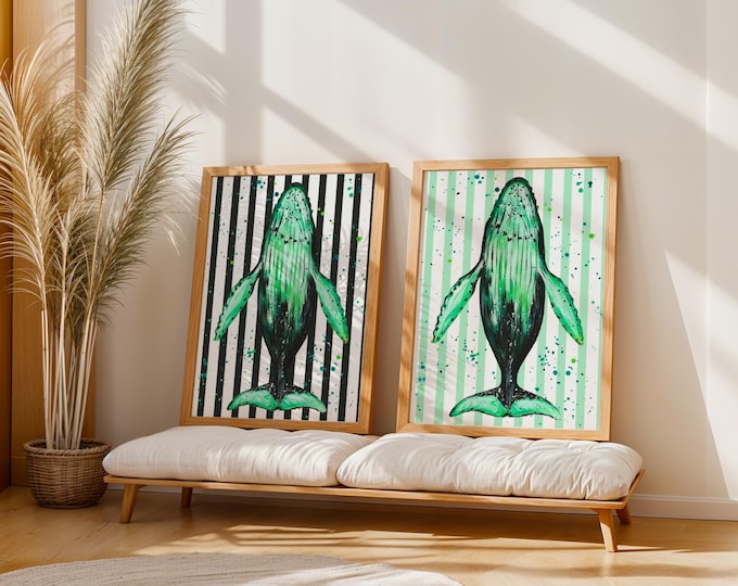 Humpback Whale Art Print