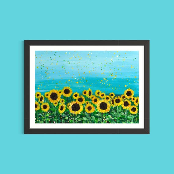 Sunflower Field Art Print