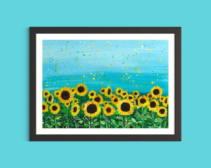 Sunflower Field Art Print