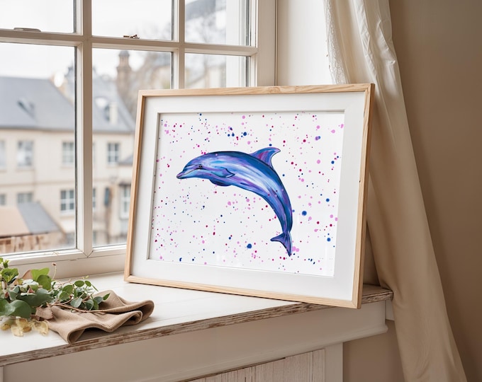 Dolphin Art Print ‘Hope’