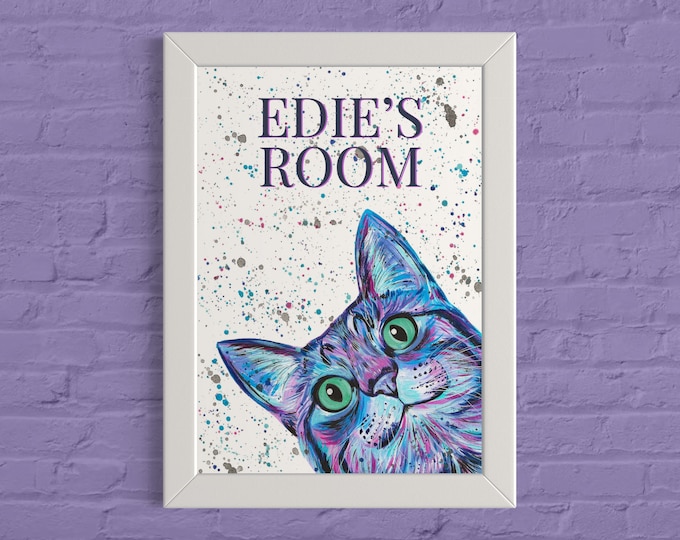 Custom Cat Art Print