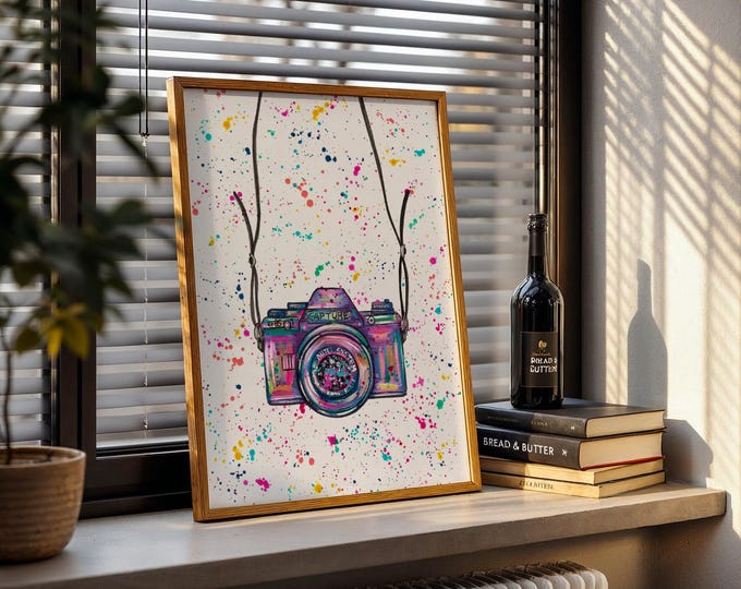Vintage Camera Art Print