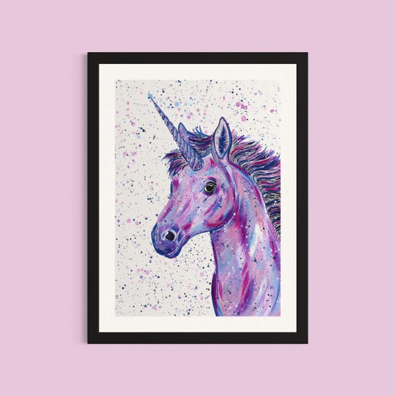 Unicorn Art Print ‘Edie’