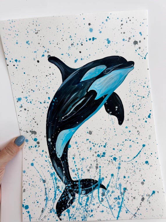 Orca Whale Original Painting