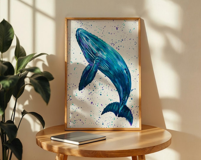 Humpback Whale Art Print