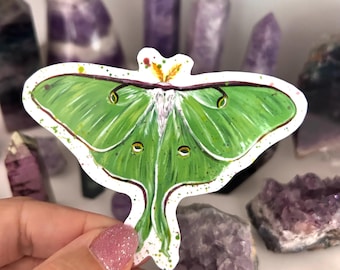 Luna Moth Sticker