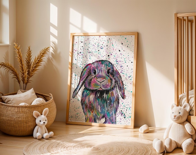 Bunny Art Print ‘Esme’