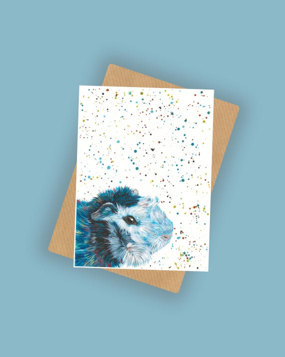 Guinea Pig Greeting Card