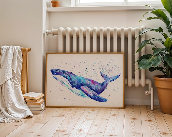 Humpback Whale Art Print ‘Alice’