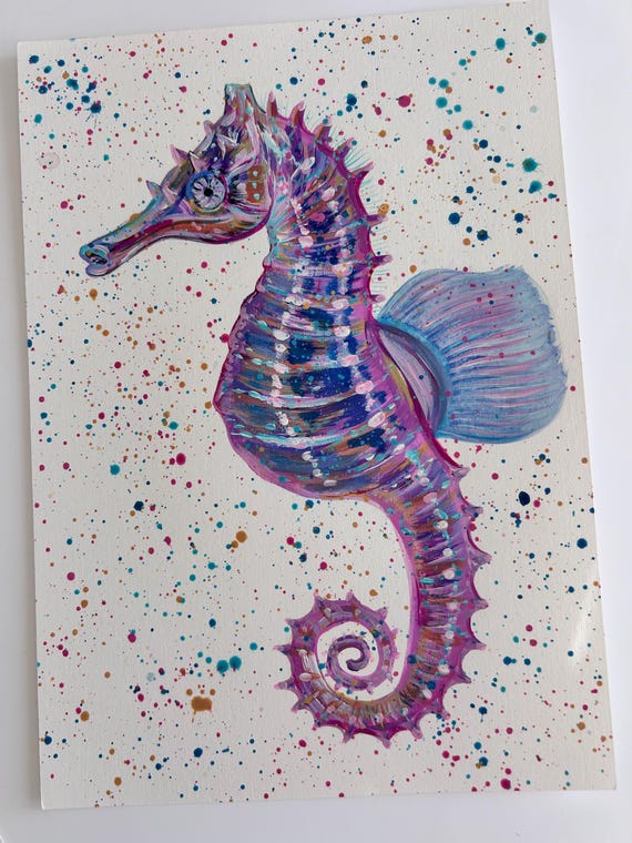 Seahorse Painting