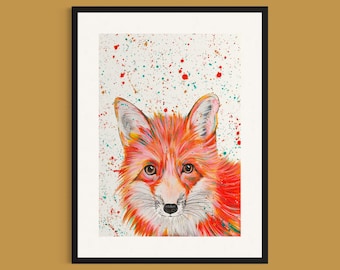 Fox Art Print ‘Casper‘
