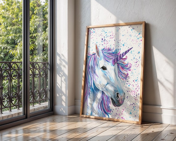 Unicorn Art Print ‘Lana’
