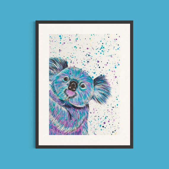 Koala Bear Art Print ‘Zoey’