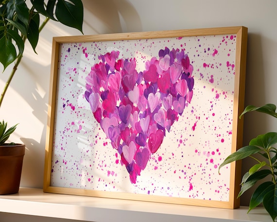Hearts Art Print