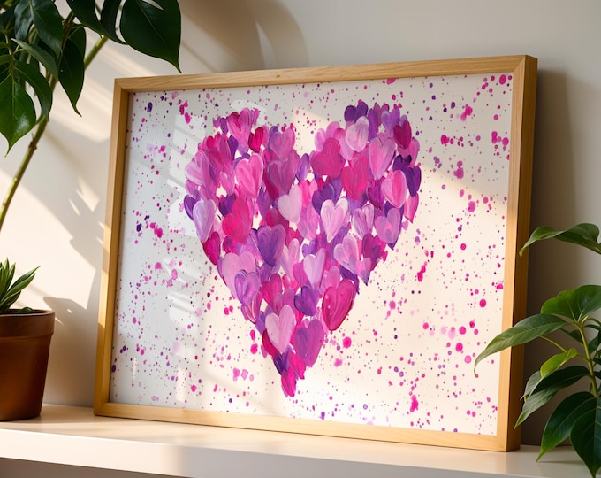 Hearts Art Print