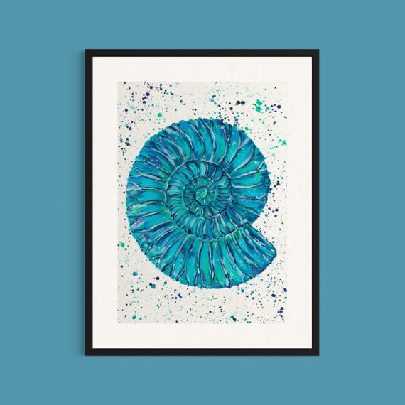 Ammonite Art Print