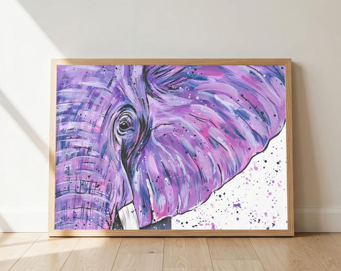 Elephant Art Print ‘Lilah’