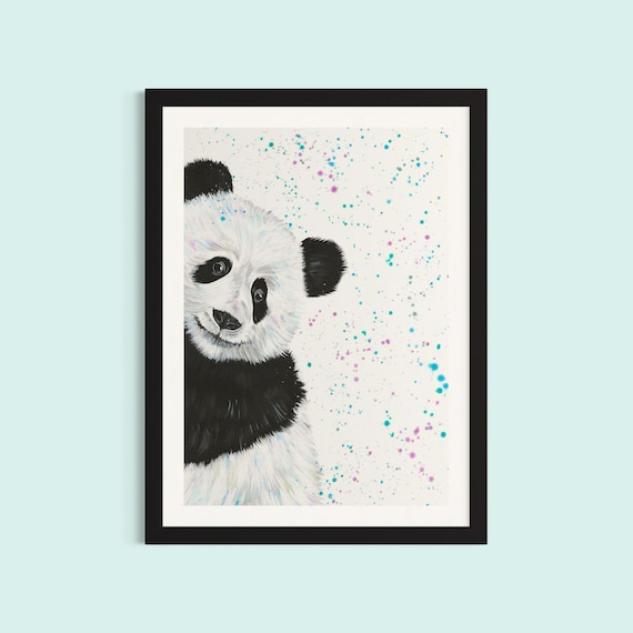 Panda Art Print ‘Hattie’