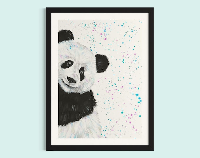 Panda Art Print ‘Hattie’