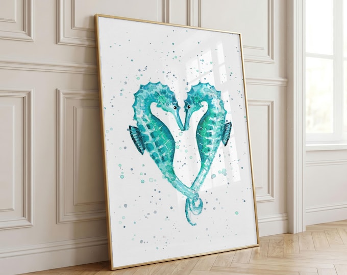 Seahorse Art Print